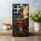 Enchanted Forest Fairy Phone Case – Stained Glass Toadstool & Moonlit Wings