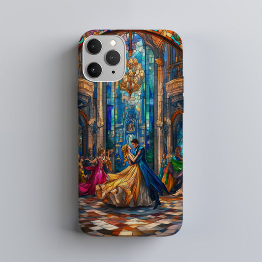 Royal Ballroom Waltz Phone Case – Fairytale Stained Glass Castle Romance