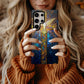 Radiant Cross & Dove Phone Case – Stained Glass Holy Spirit Symbol with Light Beams
