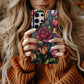Garden of Light Phone Case – Stained Glass Roses and Tulips in Bloom