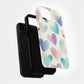 Pastel Watercolor Hearts Phone Case – Soft Romantic Blush