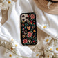 Vintage Flash Tattoo Floral Hearts Phone Case – Bold Traditional Ink Style