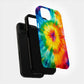 Psychedelic Tie-Dye Burst Phone Case – Vivid Rainbow Spiral