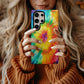 Psychedelic Tie-Dye Burst Phone Case – Vivid Rainbow Spiral