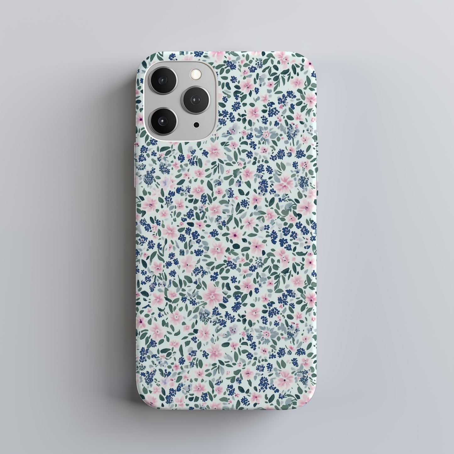Sweet Blush & Bluebud Floral Phone Case – Petite Vintage Bloom