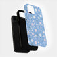 Pastel Meadow Blue Floral Phone Case – Delicate Daisy Charm