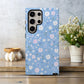 Pastel Meadow Blue Floral Phone Case – Delicate Daisy Charm