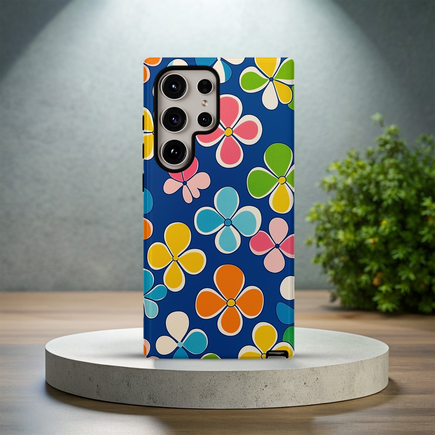 Retro Bloom Pop Case – 60s Mod Floral Vibe in Bold Colors