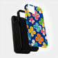Retro Bloom Pop Case – 60s Mod Floral Vibe in Bold Colors