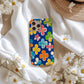 Retro Bloom Pop Case – 60s Mod Floral Vibe in Bold Colors