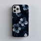 Midnight Bloom Noir Case – Grayscale Floral Elegance in Charcoal