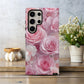 Blush Bloom Luxe Case – Soft Pink Rose Cascade in Ice Cream Tones