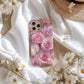 Blush Bloom Luxe Case – Soft Pink Rose Cascade in Ice Cream Tones