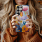 Boho Bloom Collage Case – Whimsical Hand-Painted Floral Folk Art