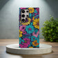Groovy Bloom Burst Case – Retro Floral Explosion in Bold Color