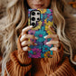 Groovy Bloom Burst Case – Retro Floral Explosion in Bold Color