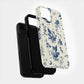 Celestial Cherub Toile Case – Vintage Moon & Angel Floral in French Blue