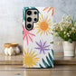 Tropical Sunbeam Splash Case – Bright Palm & Sunshine Pop Art