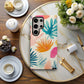 Palm Splash Tropic Case – Abstract Pastel Jungle Vibes in Bold Color