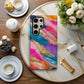 Golden Glam Marble Case – Vivid Swirl with Luxe Metallic Accents