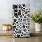 Kooky Doodle Chaos Case – Black & White Hand-Drawn Icon Collage