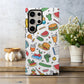 Snack Attack Summer Case – Colorful Foodie Doodle Vibes