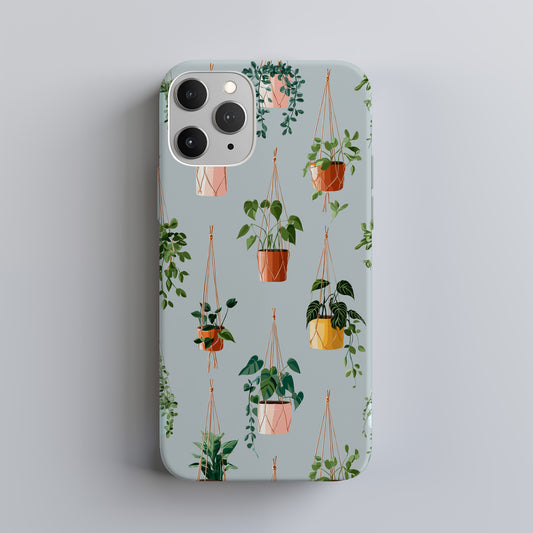 Hanging Garden Case – Boho Plant Lover Aesthetic in Soft Earth Tones