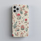 Whimsy Forest Case – Hand-Drawn Mushrooms & Wildflower Wonderland