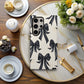 Midnight Ribbon Case – Elegant Black Bows on Cream