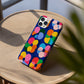 Mod Bloom Case – Retro 60s Pop Flower Power in Bold Colors