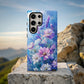 Celestial Bloom Case – Dreamy Sky Garden in Pastel Violet & Cloud Blue