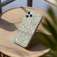 Pastel Meadow Floral Case – Soft Blue Background with Delicate Wildflowers