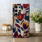 Tribal Bloom Phone Case – Bold Abstract Florals with African-Inspired Textures