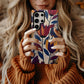 Tribal Bloom Phone Case – Bold Abstract Florals with African-Inspired Textures