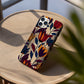 Tribal Bloom Phone Case – Bold Abstract Florals with African-Inspired Textures