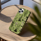 Forest Forager Phone Case – Vintage Botanical Mushroom & Fern Sketch