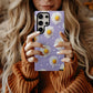 Daisy Pop Phone Case – Lavender Polka Dot Cheer
