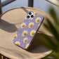 Daisy Pop Phone Case – Lavender Polka Dot Cheer