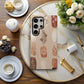 Terracotta Botanical Silhouette Phone Case – Earthy Modern Boho Vibes