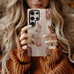 Terracotta Botanical Silhouette Phone Case – Earthy Modern Boho Vibes