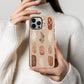 Terracotta Botanical Silhouette Phone Case – Earthy Modern Boho Vibes