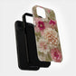 Delicate Embroidered Blossom Phone Case – 3D-Inspired Crochet Floral Elegance