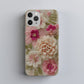 Delicate Embroidered Blossom Phone Case – 3D-Inspired Crochet Floral Elegance