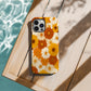 Retro Daisy Bloom Phone Case – 70s-Inspired Mustard & Burnt Orange Floral Vibes