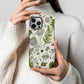 Forest Forager Phone Case – Hand-Drawn Mushrooms, Ferns & Moss in Vintage Botanical Style