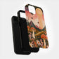 Retro Psychedelic Mushroom Landscape Phone Case – Trippy Nature Vibes