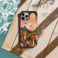 Retro Psychedelic Mushroom Landscape Phone Case – Trippy Nature Vibes