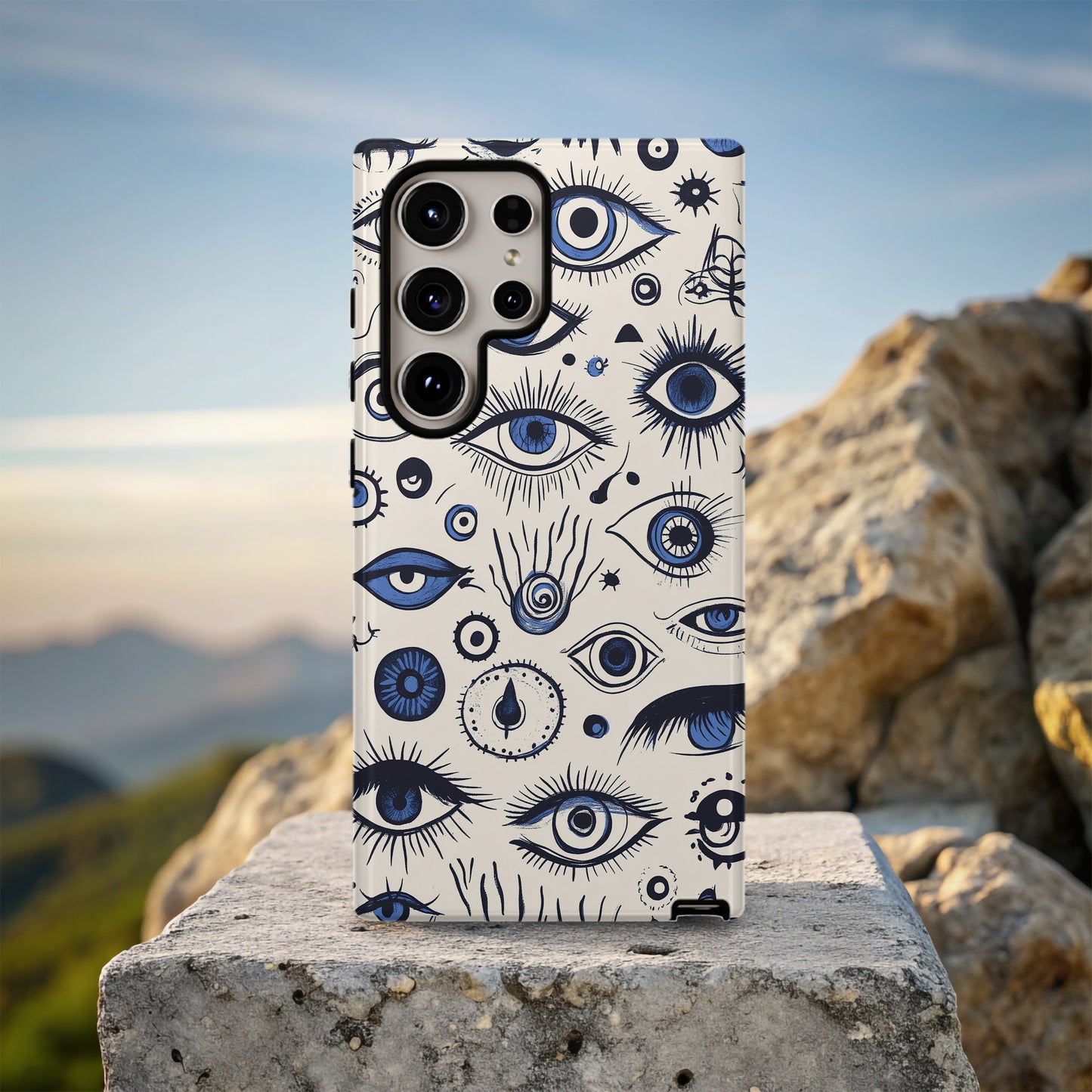 Black & Cream Puzzle Checkered Phone Case – Bold, Minimalist Protection with a Twist