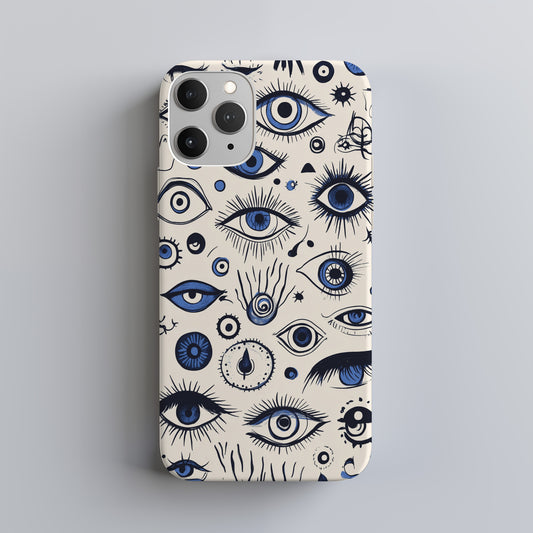 Black & Cream Puzzle Checkered Phone Case – Bold, Minimalist Protection with a Twist