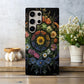 Seasonal Bloom Mandala Phone Case – Nature’s Floral Harmony in Full Circle